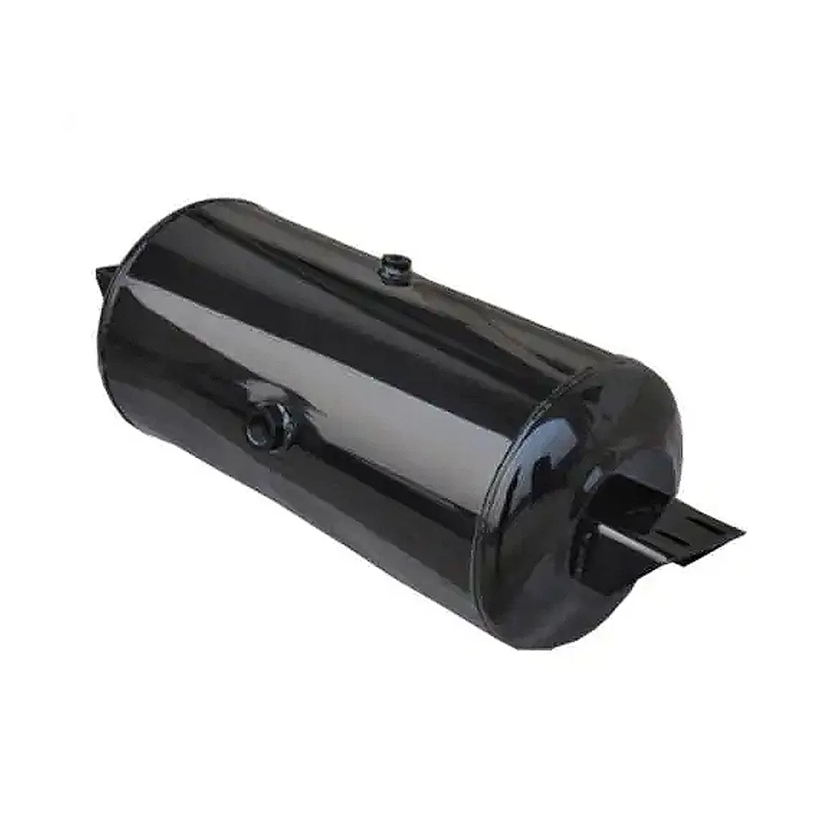 Black painted 30-liter air reservoir tank for trailer brake system