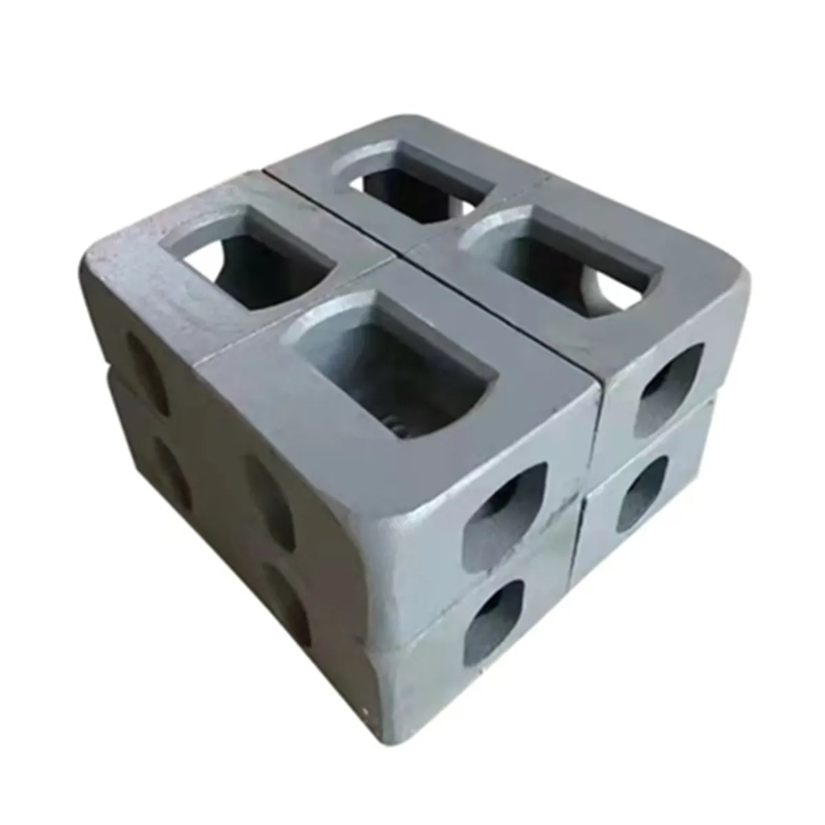 ISO 1161 cast steel container corner castings stacked