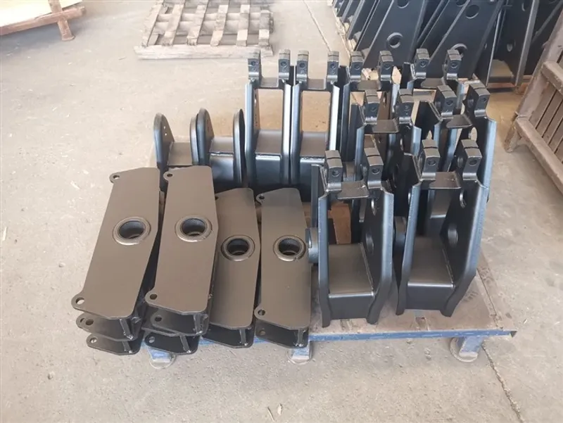 Trailer suspension brackets ready for export